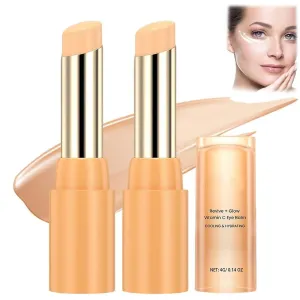 Illutminate Eye Balm with Vitamin C,New Vitamin C Eye Balm Stick,Deep Moisturizing Hydrating and Firming,Improve Dark Circles
