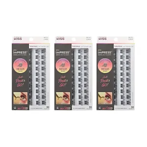 imPRESS Press-On Falsies 3-Pack 30 Voluminous - 90 Clusters