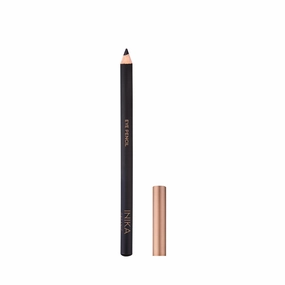 INIKA Organic Hypoallergenic Vegan Eye Pencil: Long-Lasting, Water-Resistant Makeup, Richly Pigmented, Vitamin E & Coconut Oil, Gentle for Sensitive Eyes, Cruelty-Free & Sustainable Packaging. Black