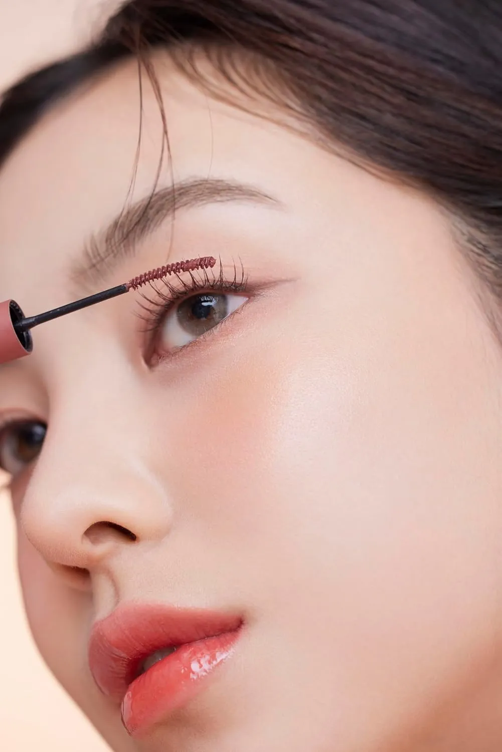 Inspire Skinny Curling & Multi-Fixer Ash Brown Volumizing Curling Mascara for Dramatic Lashes Smudge-Proof Water-Proof Stays on All Day (05 Mute Brown)