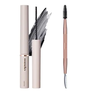 Inspire Skinny Curling & Multi-Fixer Clear Black and Lash Comb Set Volumizing Curling Mascara for Dramatic Lashes Smudge-Proof Water-Proof Stays on All Day