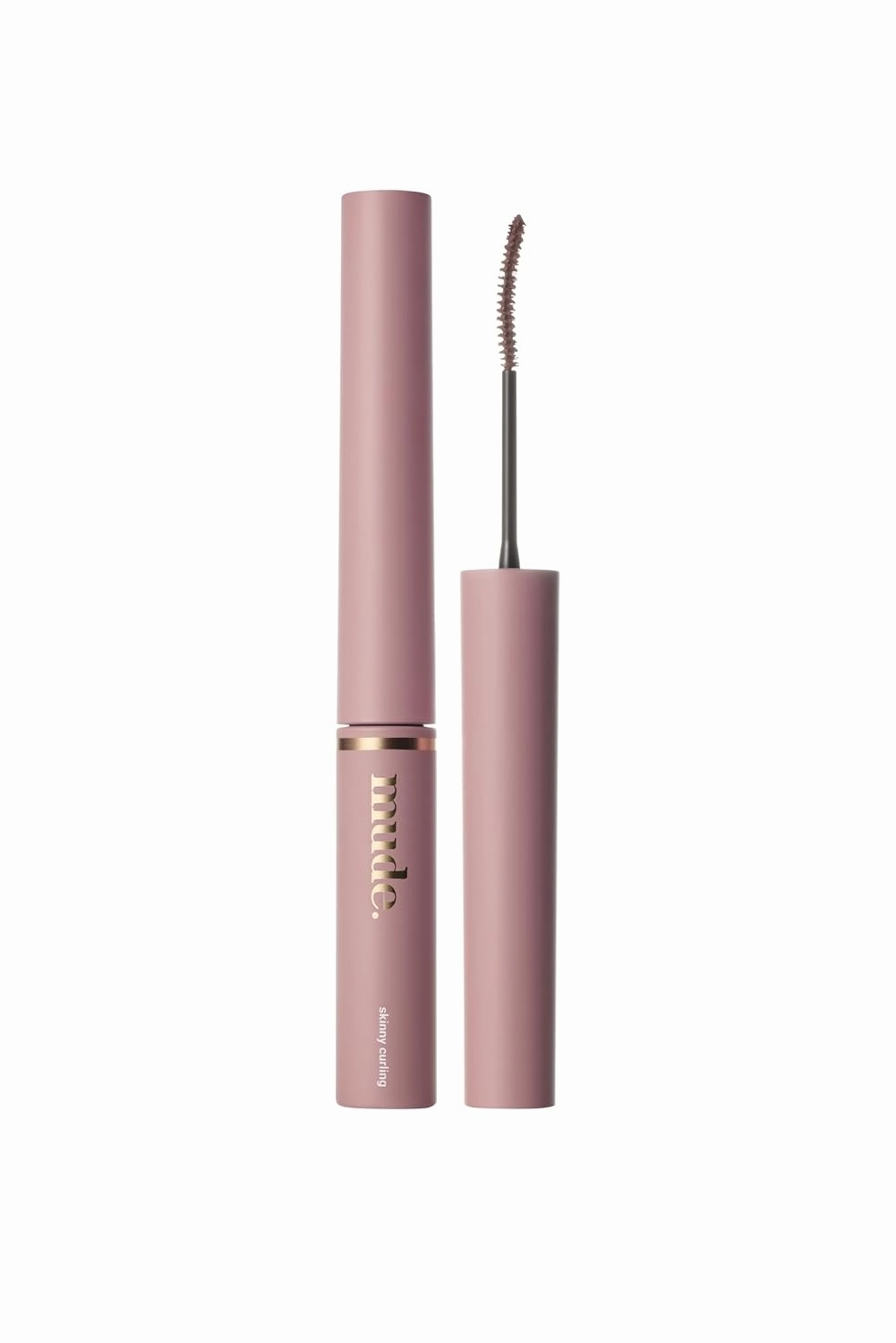 Inspire Skinny Curling & Multi-Fixer Volumizing Curling Mascara for Dramatic Lashes Smudge-Proof Water-Proof Stays on All Day (08 Mojave Pink)
