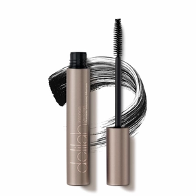 Intense Day-to-Night Buildable Volumising Mascara - Strengthening, Lengthening Black Mascara For Voluminous Eye Lashes - Soft, Flexible Slimmer Brush - Vegan - Cruelty free - 0.35 oz