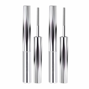 Iron Wand Mascara, 2-Pack Black Washable Mascara – Volumizing, Lengthening & Curling with Metal Wand | Smudge-Proof, Flake-Free, Clump-Free