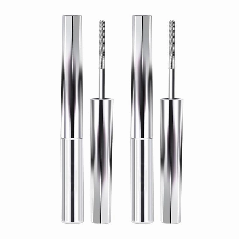 Iron Wand Mascara, 2-Pack Black Washable Mascara – Volumizing, Lengthening & Curling with Metal Wand | Smudge-Proof, Flake-Free, Clump-Free