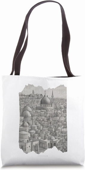 Jerusalem ISR Israel - Travel the Vintage World Tote Bag