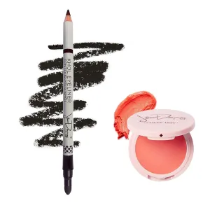 Jillian Dempsey Khôl Eyeliner in Jet Black   Cheek Tint in Poppy