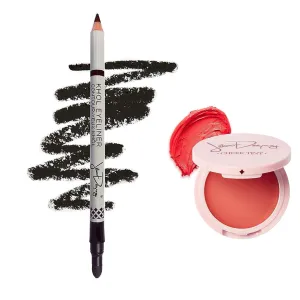 Jillian Dempsey Khôl Eyeliner in Jet Black   Cheek Tint in Rosy