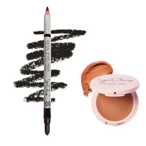 Jillian Dempsey Khôl Eyeliner in Jet Black   Cheek Tint in Sunny