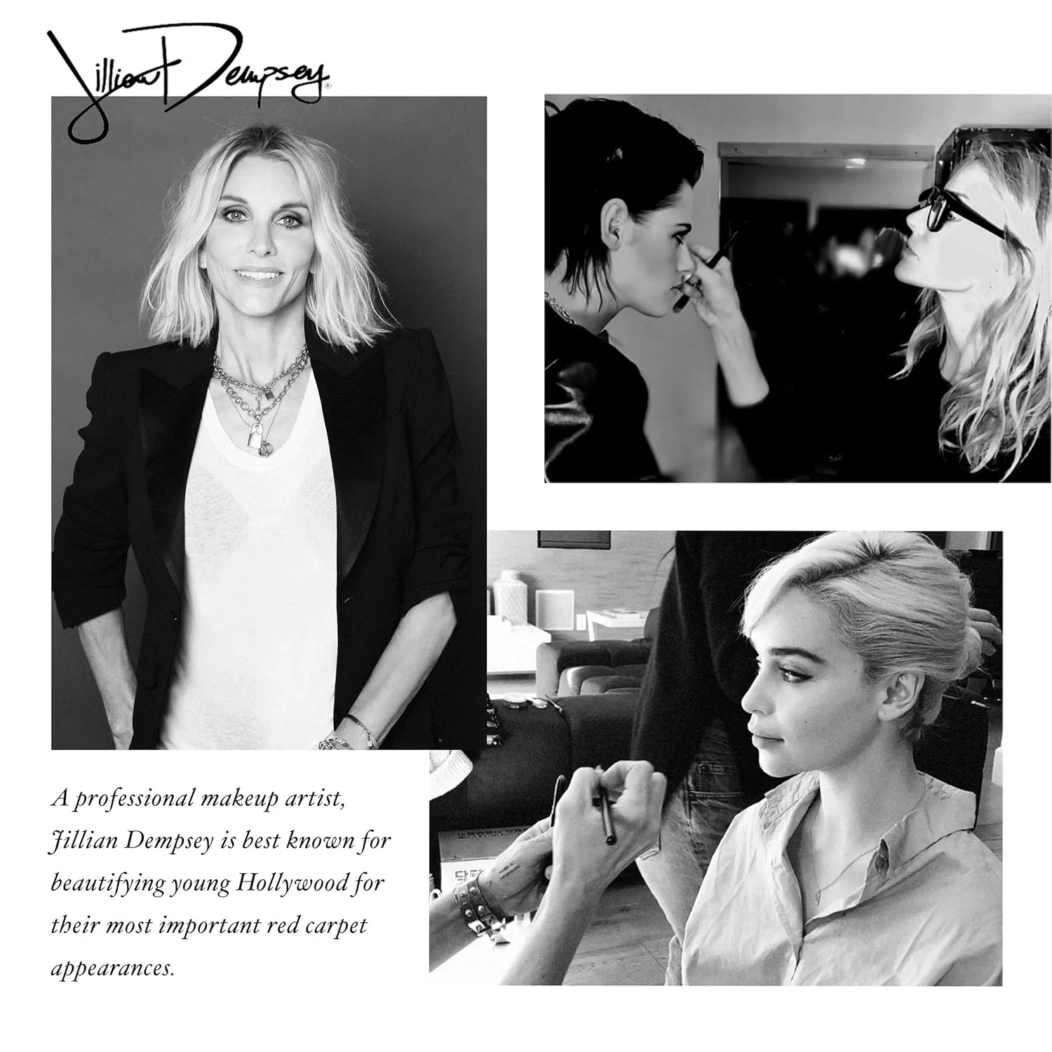 Jillian Dempsey Khôl Eyeliner | Waterproof Eyeliner Pencil with Built-in Smudger | Long-Lasting Intense Color I Black Sapphire