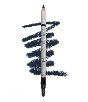 Jillian Dempsey Khôl Eyeliner | Waterproof Eyeliner Pencil with Built-in Smudger | Long-Lasting Intense Color I Black Sapphire