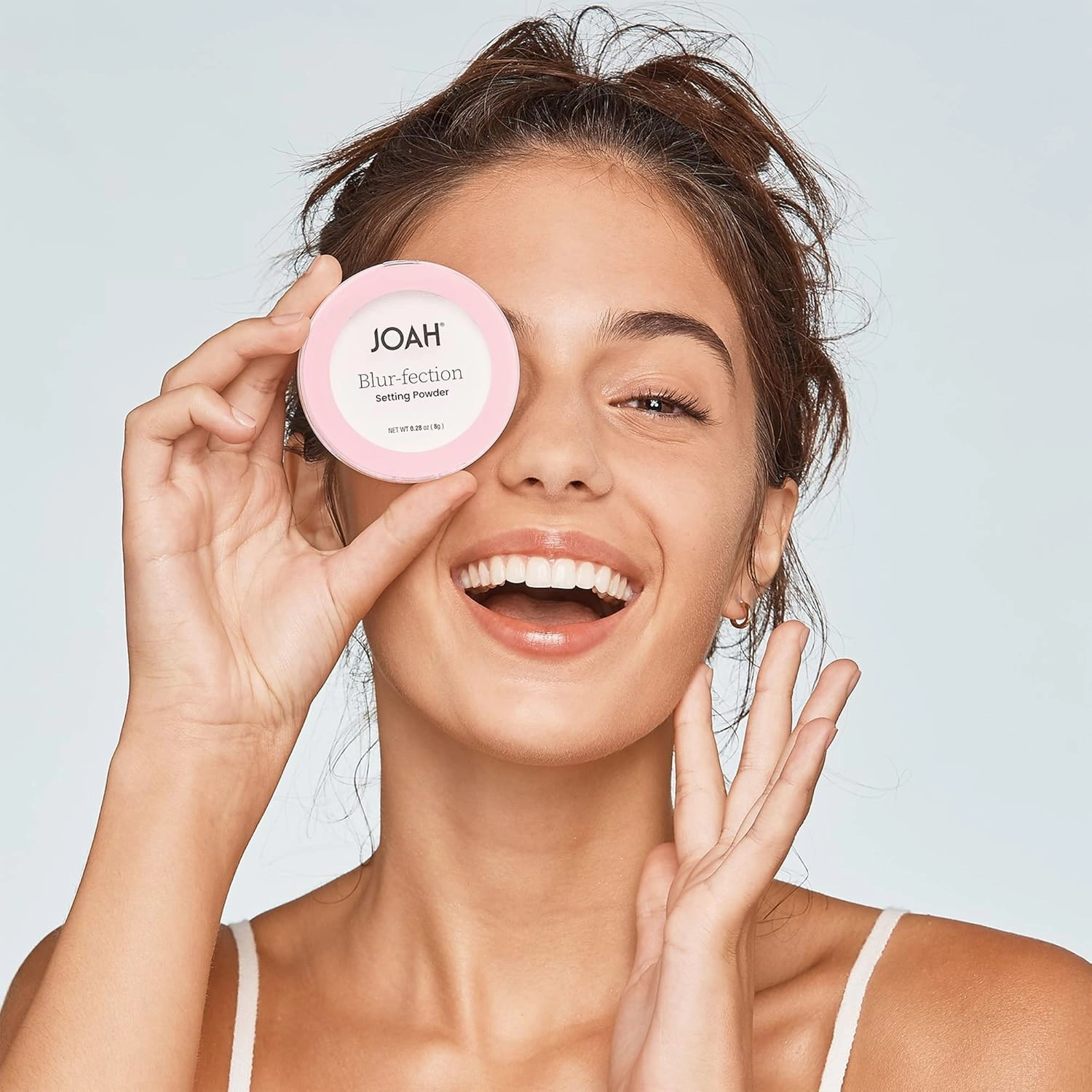JOAH Blur-Fection Setting Powder, Weightless, Translucent Powder, All Skin Types and Tones, Sheer Shine-Free Finish, Convenient Compact Packaging, Net Wt. 0.28 Oz. (8g) (Pack of 2)