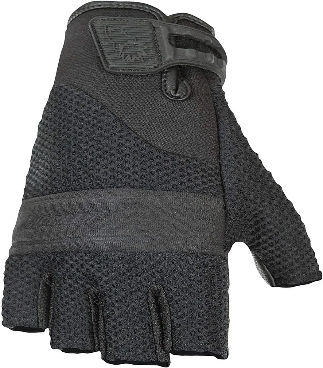 Joe Rocket Vento Fingerless Gloves (Medium) (Black)