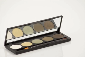 Jolie Micro Fine Mineral 5 Shade Eyeshadow Compact W/Brush - Rain Forest (603)