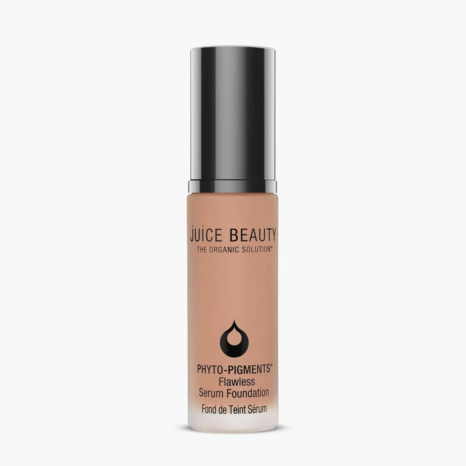 Juice Beauty Phyto-Pigments Flawless Serum Foundation - 16 Natural Tan - 30 mL - Medium-to-Full, Long-Lasting Coverage - Reduces Look of Wrinkles   Pores - Vegan, Cruelty Free