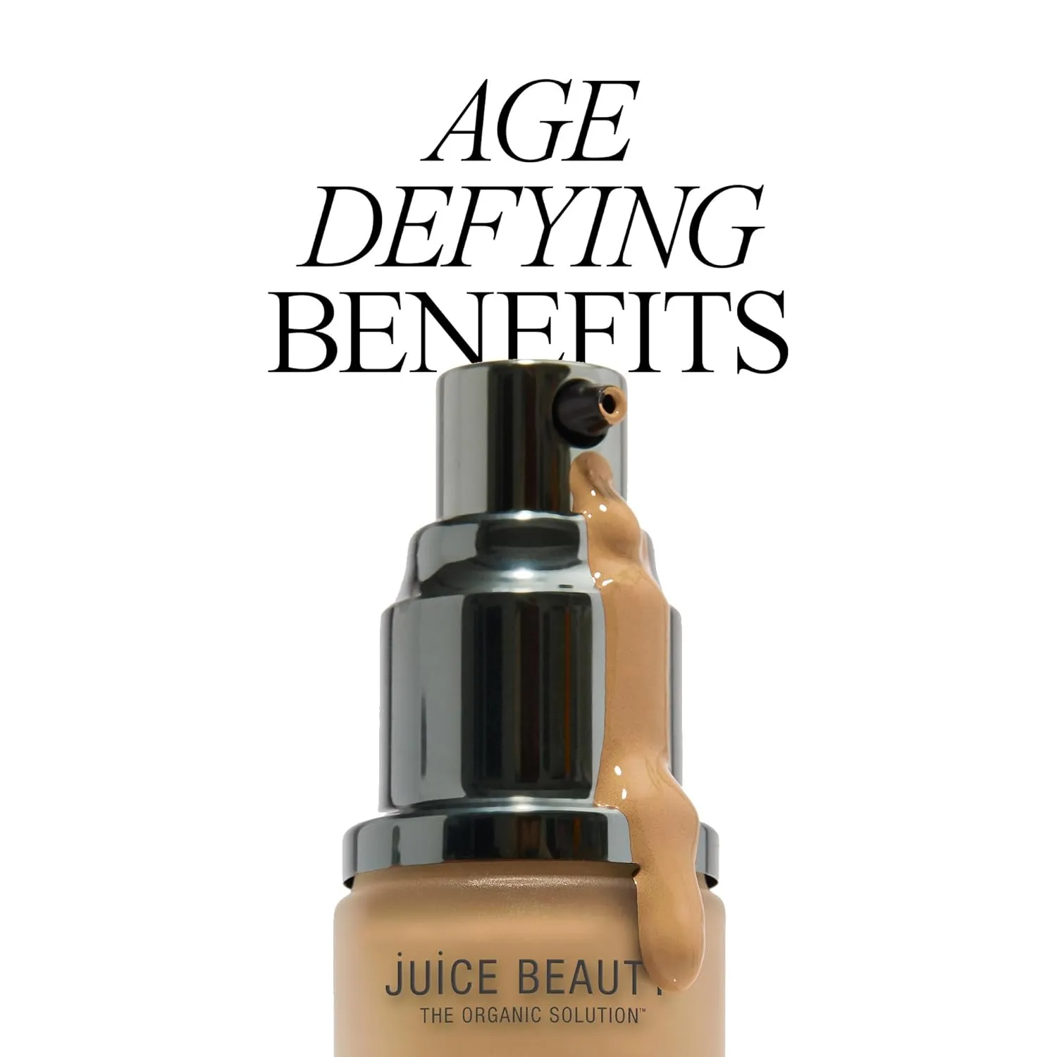 Juice Beauty Phyto-Pigments Flawless Serum Foundation - 16 Natural Tan - 30 mL - Medium-to-Full, Long-Lasting Coverage - Reduces Look of Wrinkles   Pores - Vegan, Cruelty Free
