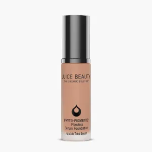Juice Beauty Phyto-Pigments Flawless Serum Foundation - 16 Natural Tan - 30 mL - Medium-to-Full, Long-Lasting Coverage - Reduces Look of Wrinkles   Pores - Vegan, Cruelty Free