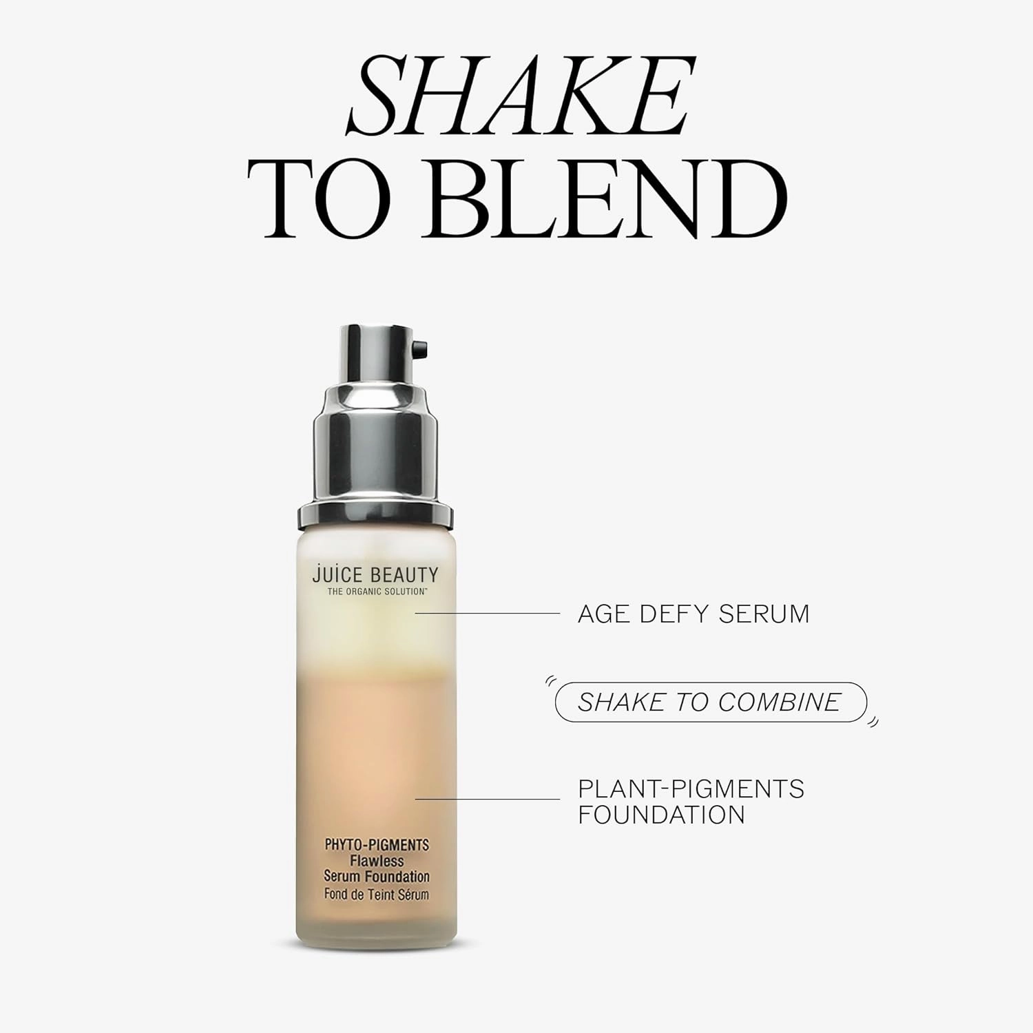 Juice Beauty Phyto-Pigments Flawless Serum Foundation - 17 Medium Tan - 30 mL - Medium-to-Full, Long-Lasting Coverage - Reduces Look of Wrinkles   Pores - Vegan, Cruelty Free
