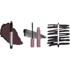 Julep Eye Makeup Trio: Eyeshadow 101 Cream Stick Black Cherry Matte, Length Matters Mascara, & When Pencil Met Gel Eyeliner Soft Balck for Long-Lasting, Bold, and Effortless Eye Looks