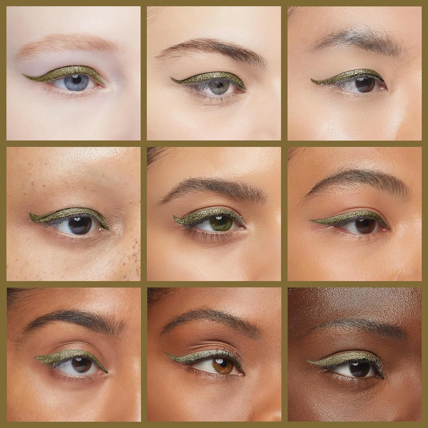 Julep When Pencil Met Gel Sharpenable Multi-Use Longwear Eyeliner Pencil - Golden Olive Shimmer - Transfer-Proof - High Performance Liner