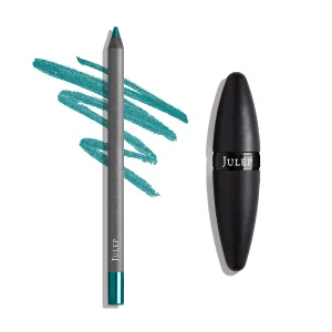 Julep When Pencil Met Gel Sharpenable Multi-Use Longwear Eyeliner Pencil - Regal Teal - Transfer-Proof - High Performance Liner and Cosmetic Makeup Pencil Sharpener