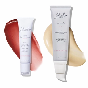 Julep Glow & Hydrate Bundle: 24/7 Lip Treatment, It's a Vibe & Snail Mucin Radiance Duo