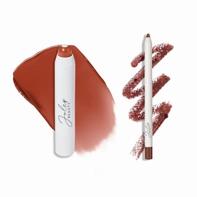 Julep The Perfect Pair 2pc Set: It's Balm Tinted Lip Balm Brown Sugar and With a Trace Retractable Creamy Long-Lasting Lip Liner, Spiced Clove