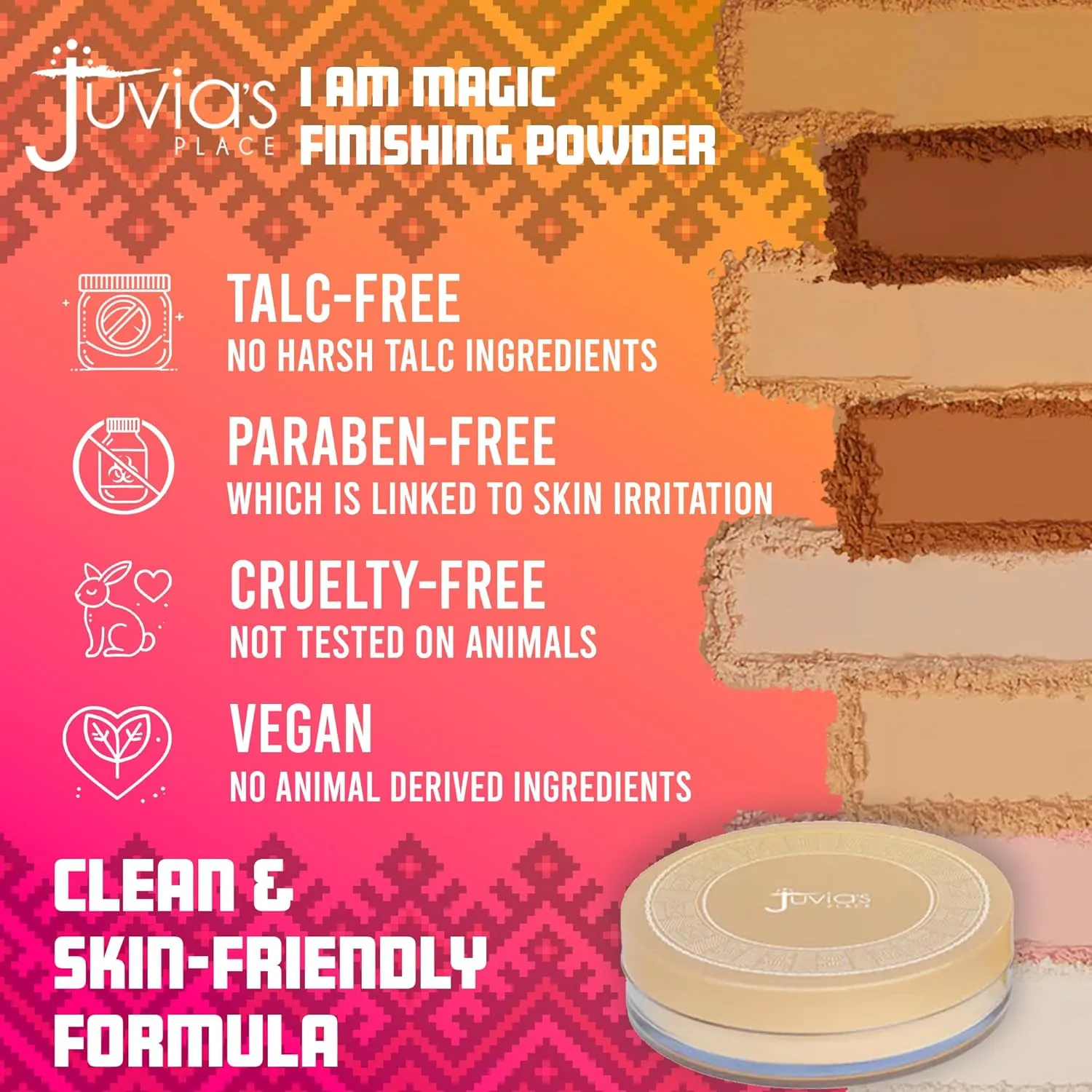 Juvia's Place I Am Magic Silky Finishing Powder - Vanilla Bean – Lightweight Loose Face Powder for Women, Makeup for Under Eye & Face - Talc & Paraben Free - Flawless Matte Finish for Everyday Use