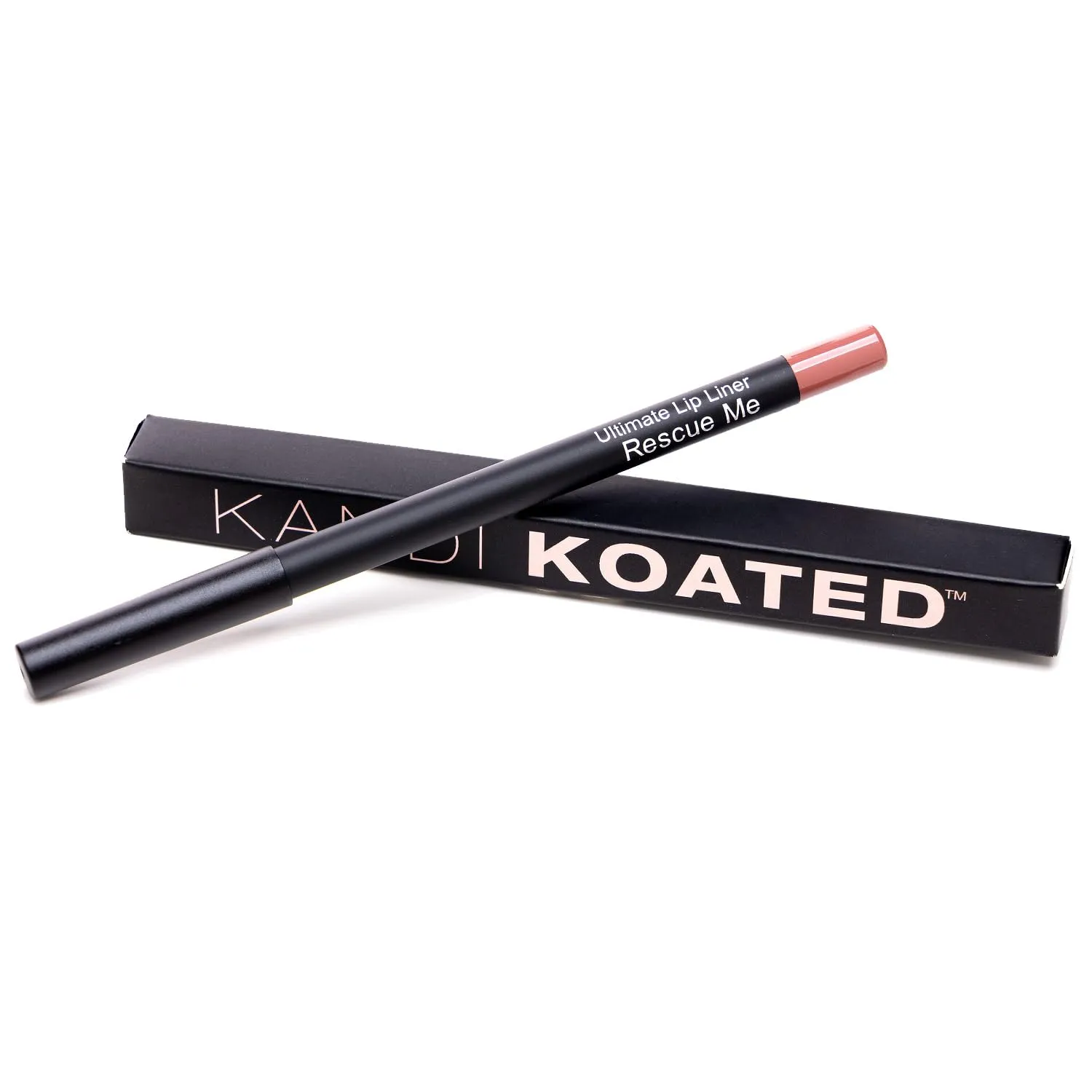 Kandi Koated Edge Lip Liner Pencil [Rescue Me] | Paraben-Free, Cruelty-Free Formula with Vitamin E and C | Beauty & Makeup