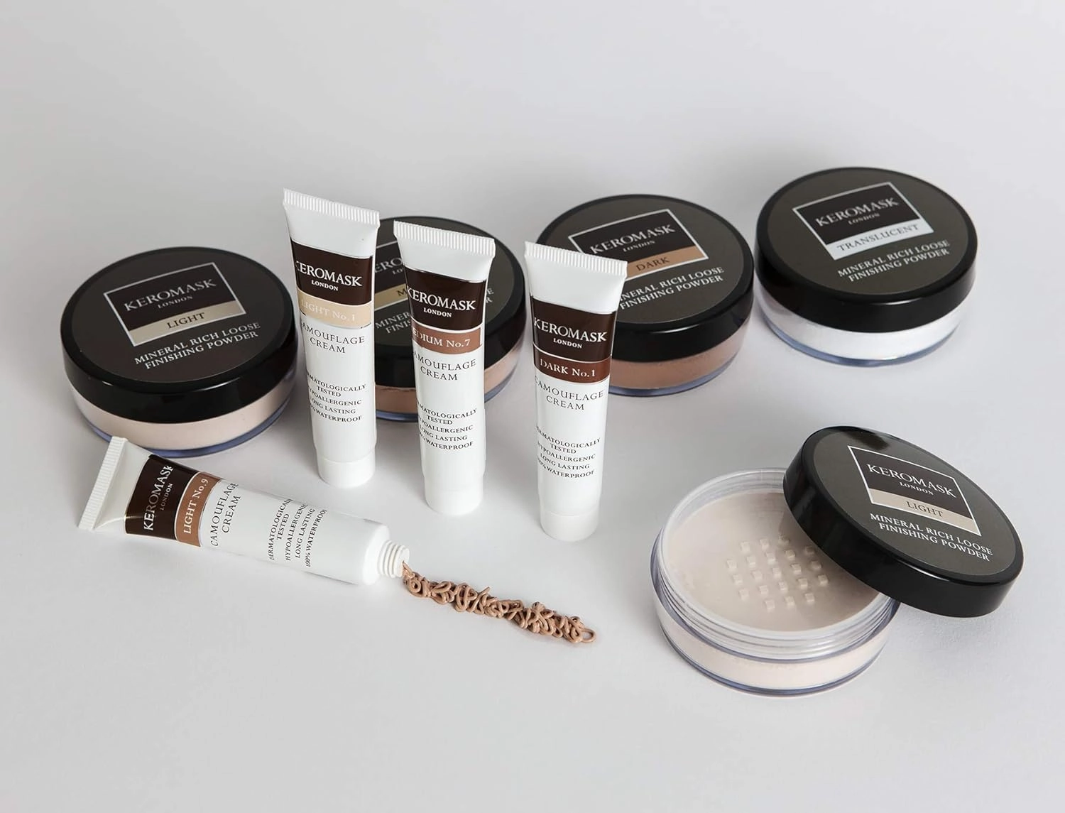 Keromask Mineral Finishing Powder (Translucent White) | 4 Shades