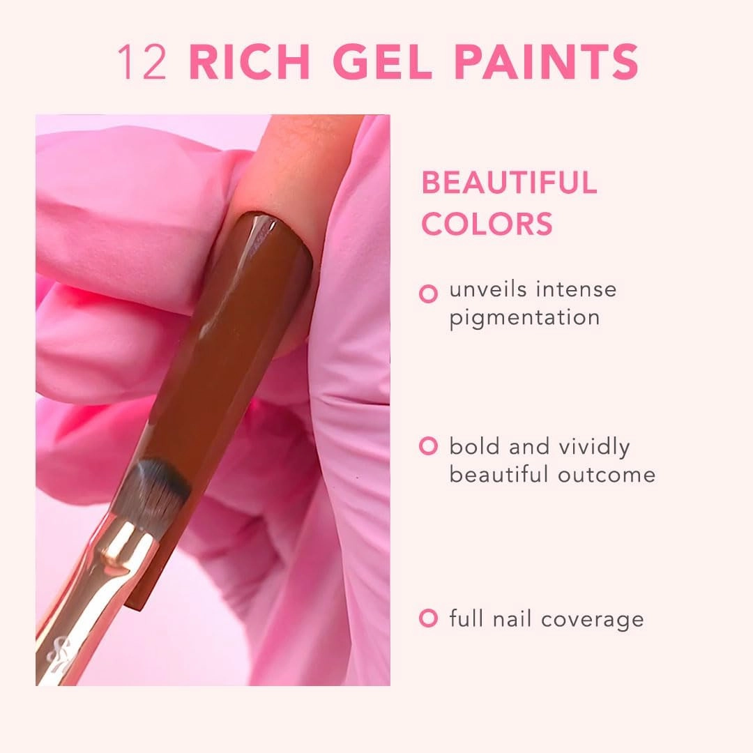 KIARA SKY Gel Paint Pod for Nail Art 0.17 fl oz - Going Nuts