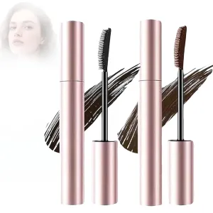 Kilmargo Mascara De Pestañas, Comparison Mascara, TubingMascara Black & Brown For Lash Makeup, LengtheningMascara For Short Lashes, Smudge Proof Long Lasting And Waterproof, Non Clumping (2PC)