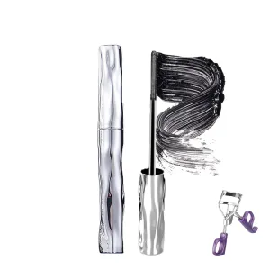Kilmargo Mascara De Pestañas Waterproof, Kilmargo Telescopic Tubing Mascara, Liquid Lash Extensions Effect, Long-Lasting, Non-smudged No Flaking No Clumping (Black)