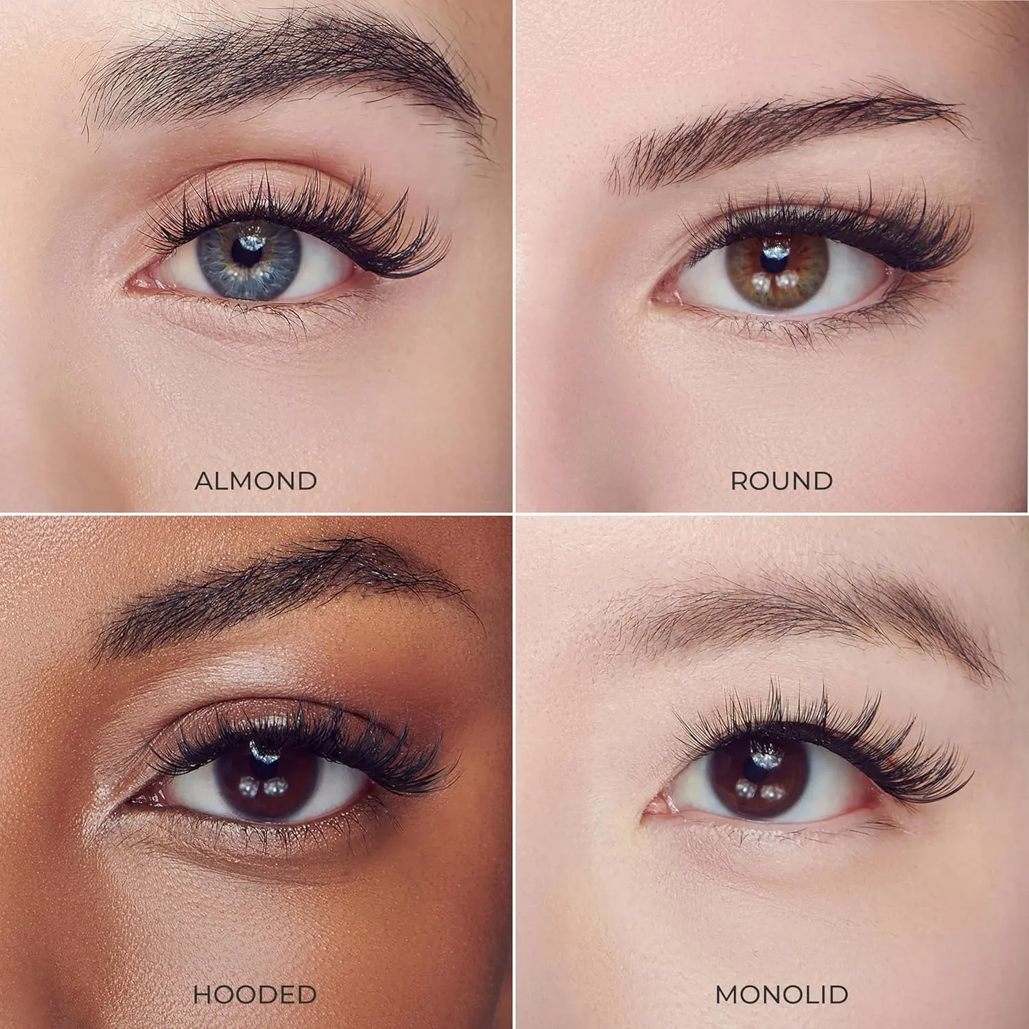KISS imPRESS Falsies False Eyelashes, Lash Clusters, 'Voluminous', 14 mm, Includes 20 Clusters, 1 applicator, Contact Lens Friendly, Easy to Apply, Reusable Strip Lashes