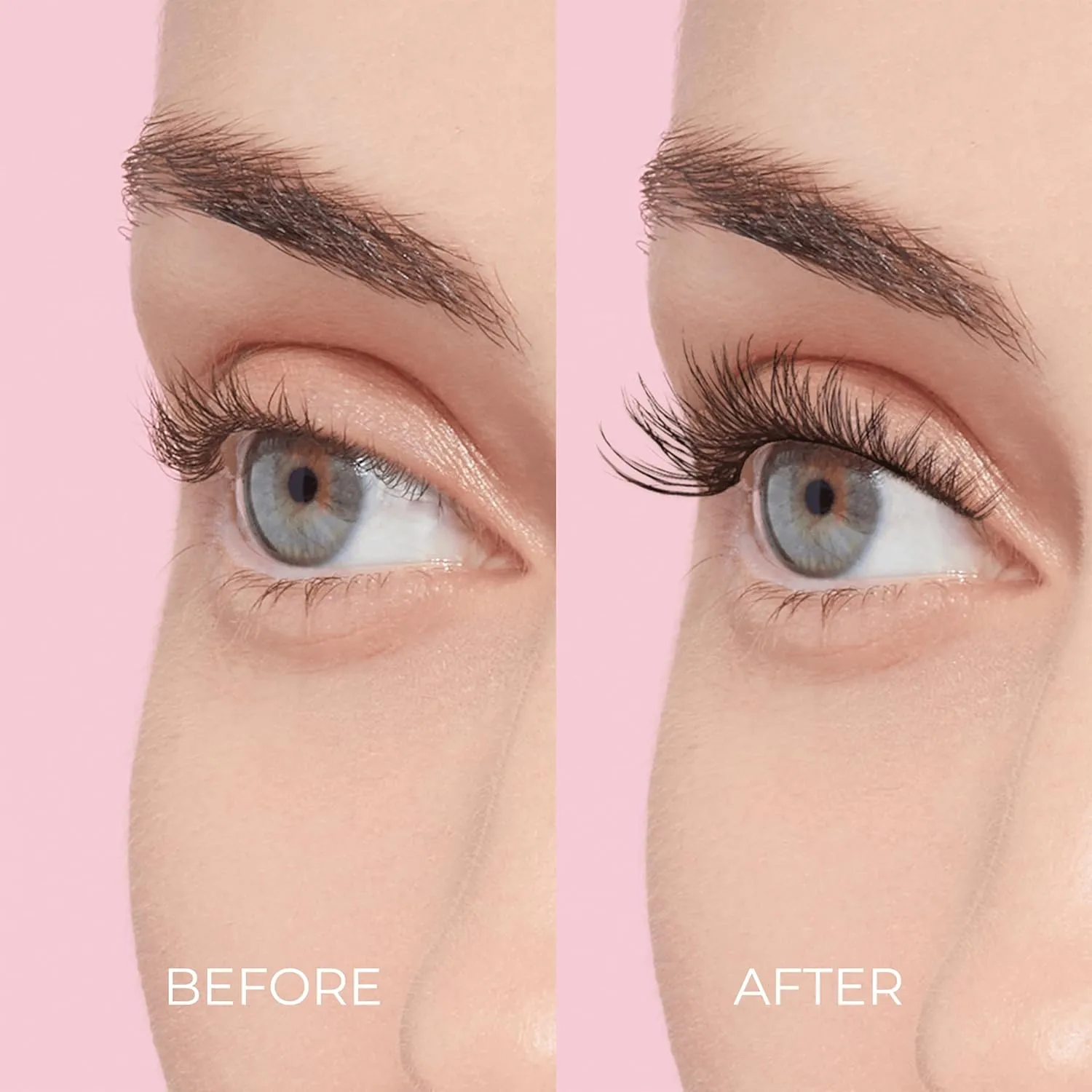 KISS imPRESS Falsies False Eyelashes, Lash Clusters, 'Voluminous', 14 mm, Includes 20 Clusters, 1 applicator, Contact Lens Friendly, Easy to Apply, Reusable Strip Lashes