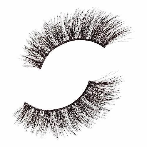 KISS Lash Couture Triple Push-Up False Eyelashes, Bombshell', 14 mm, Includes 4 Pairs Of Lashes, Contact Lens Friendly, Easy to Apply, Reusable Strip Lashes (Pack of 2)