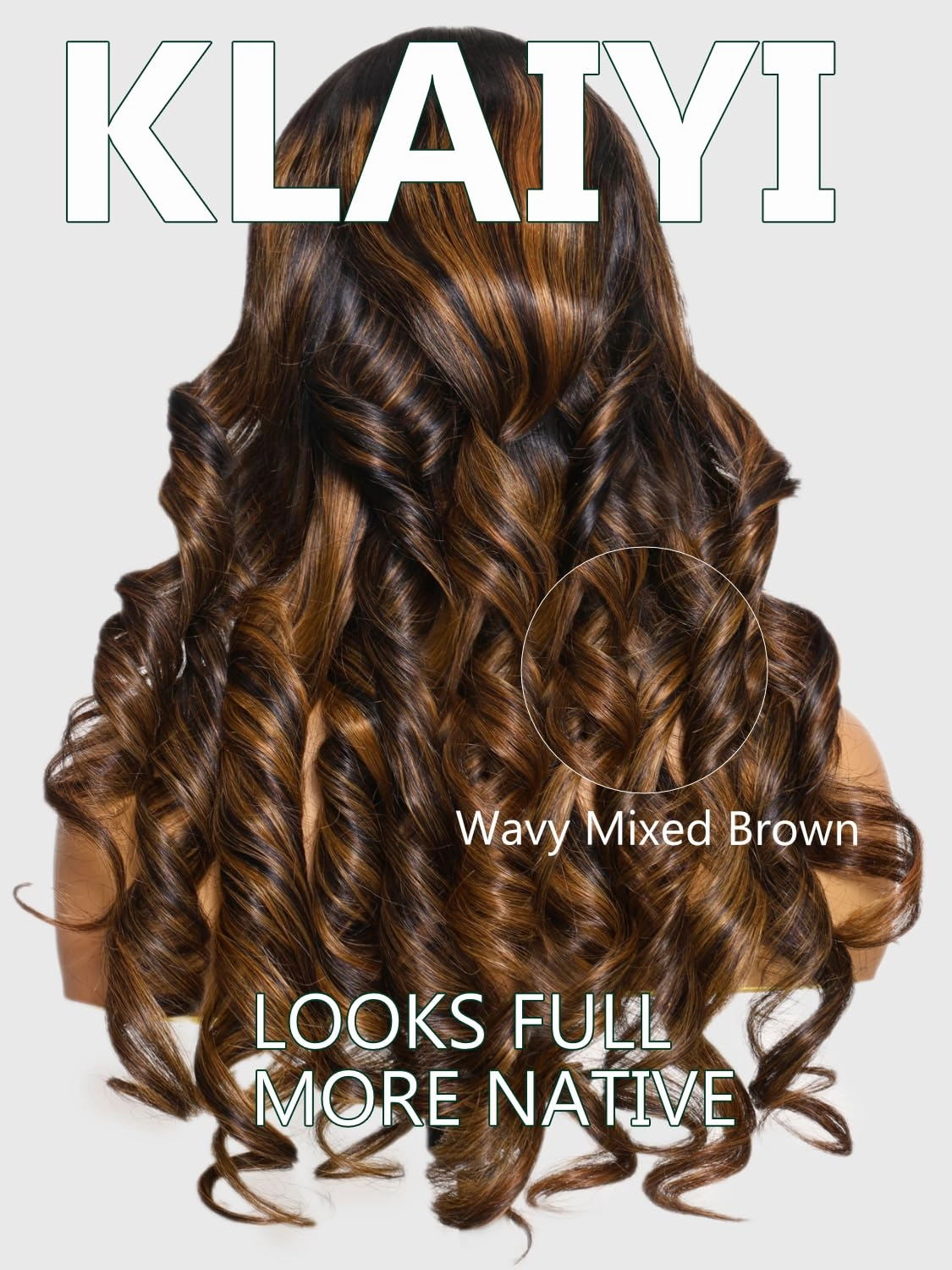 KLAIYI Pre Everything 13x4 Glueless Wig Ombre Brown Body Wave Pre Cut Lace Front Wigs Human Hair Pre Plucked Pre Bleached Wear and Go Wig with Dark Roots 12A Highlight Balayage 3S Ready To Wear 18Inch
