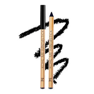 Kohl me Fantastick Ultra Black Eyeliner Pencil - One-Glide-Wonder, Waterproof & Smudge Proof, Jet Black - Smooth Application and Long-Lasting Power