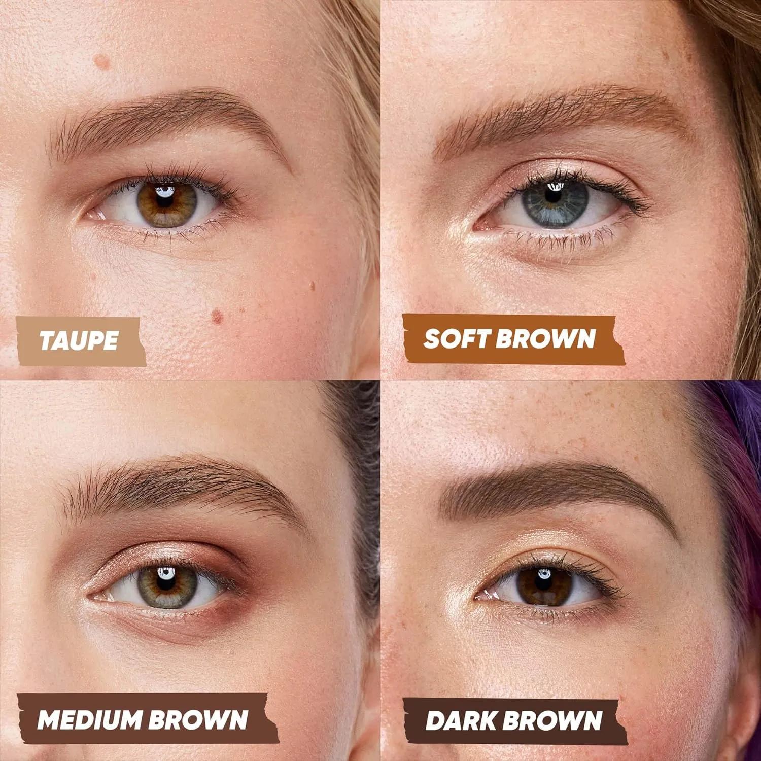 Kosas Brow Pop Nano - Ultra-Fine 1mm Brow Pencil Precision Tip - Natural-Looking Eyebrows with Finest Hairlike Stroke - All Day Wear, Hypoallergenic, Safe for Sensitive Skin - Soft Brown