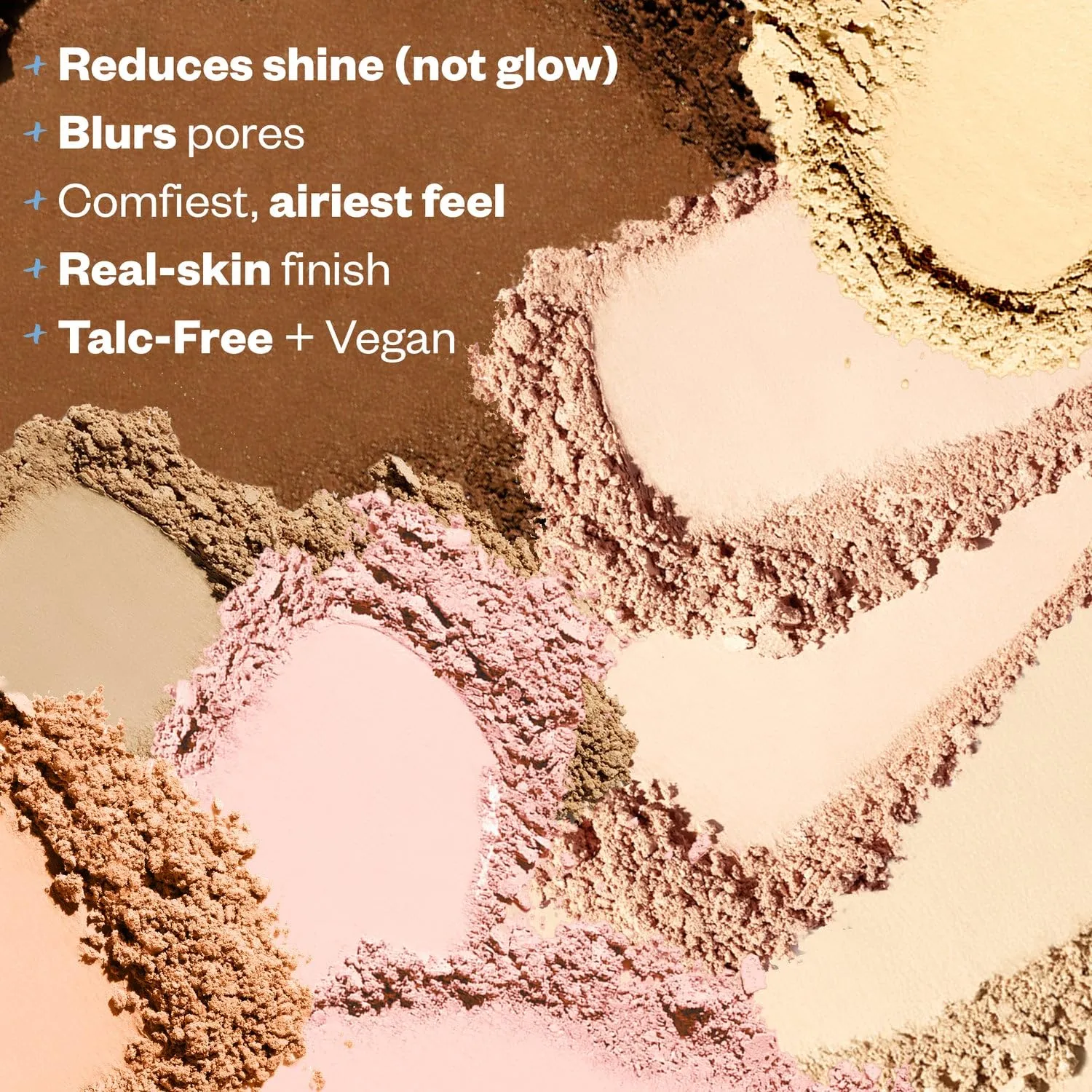 Kosas Mini Cloud Set Face Setting Powder - Smoothing Shine Control, Soft, Sheer Translucent Makeup Finish, Portable & Long-Lasting Loose Pressed Baking Powder - Silky (Sheer Tan Deep)