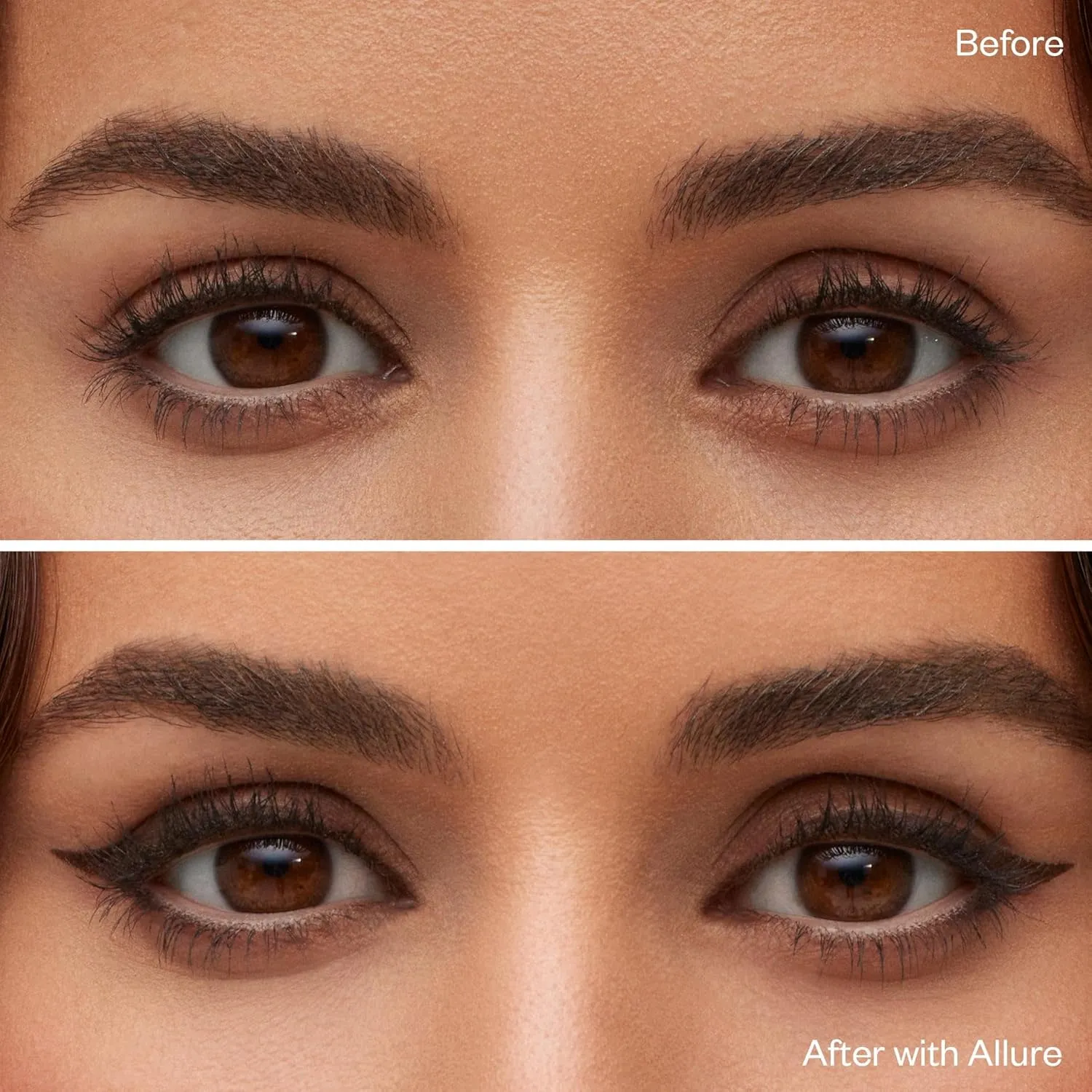 Kosas Soulgazer Gel Eyeliner (Allure) - Waterproof, Smudge-Proof Pen with Hyaluronic Acid - Retractable Eyeliner Pencil with Sharpener & Smudger, Long-Lasting - Dark Brown Matte