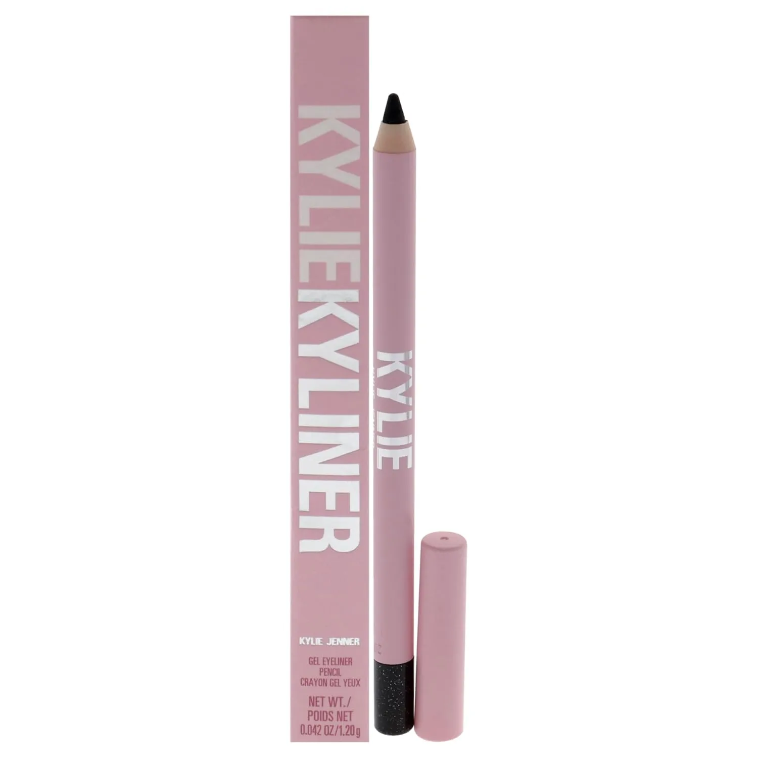 Kylie Cosmetics Gel Eyeliner Pencil - 009 Obsidian Black for Women - 0.04 oz Eyeliner