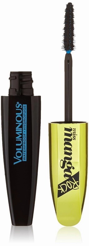 L'Oreal Paris Cosmetics Voluminous Miss Manga Rock Waterproof Mascara, 391 Black, 0.27 Fluid Ounce