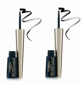 L’Oreal ParisTelescopic Precision Liquid Eyeliner, Black [810] 0.08 oz (Pack of 2)