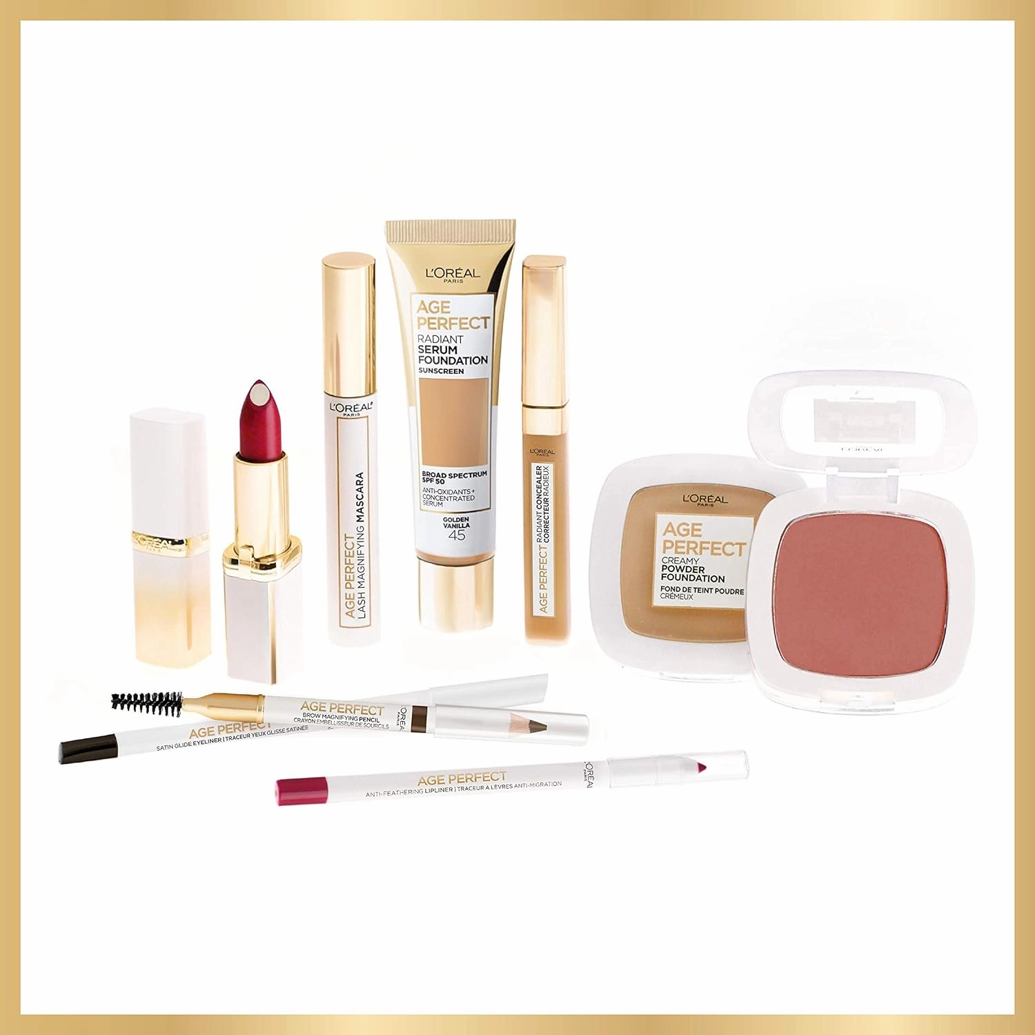 L’Oréal Paris Age Perfect Radiant Concealer with Hydrating Serum and Glycerin, Warm Beige
