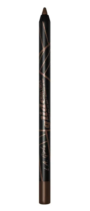 L.A. Girl Glide Gel Eyeliner Pencil, Dark Brown GP354 (Pack of 3)