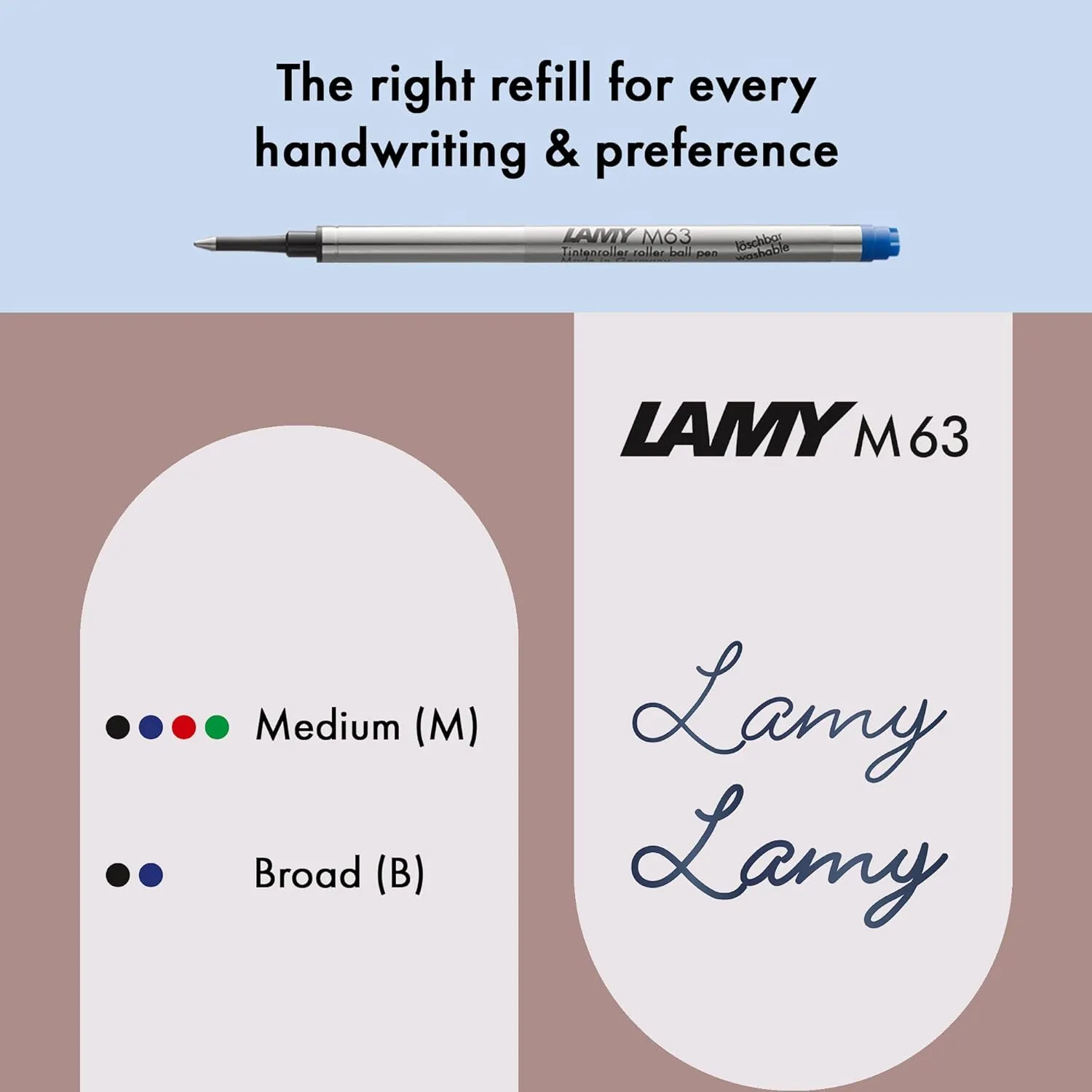 Lamy AL-star aquatic - Rollerball Pen pen with transparent, ergonomic grip & line width M - lightweight aluminum body - including rollerball refill M 63 in black