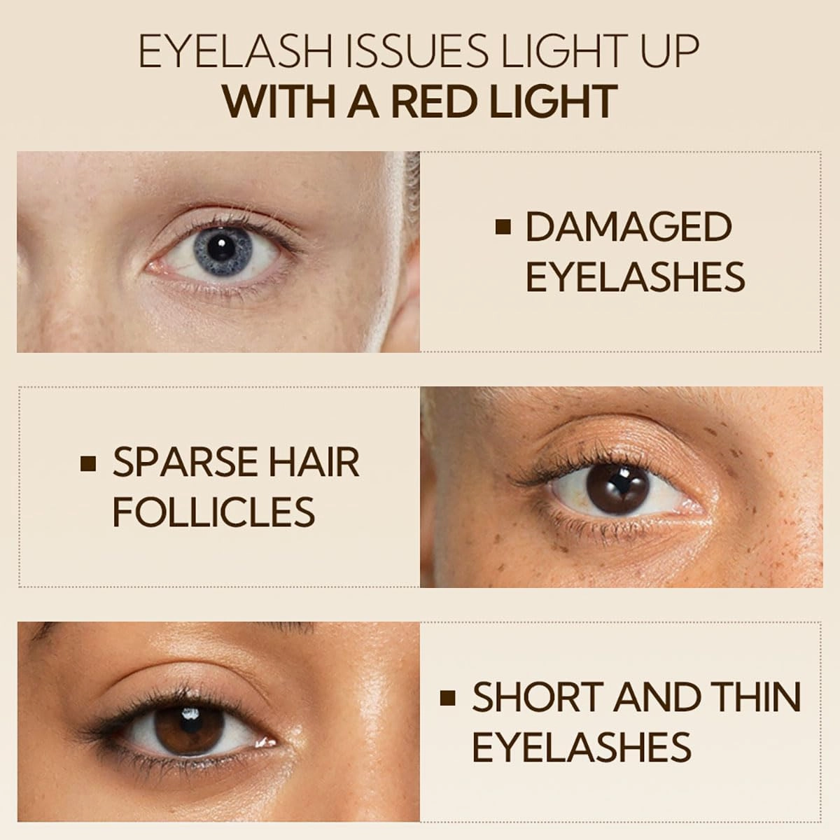 LANBENA Eyelash Serum, Eyelash Growth Lash Serum, Lash Serum for Eyelash Growth, Eyebrow Growth Serum -Natural & Safe Ingredients, 4ml
