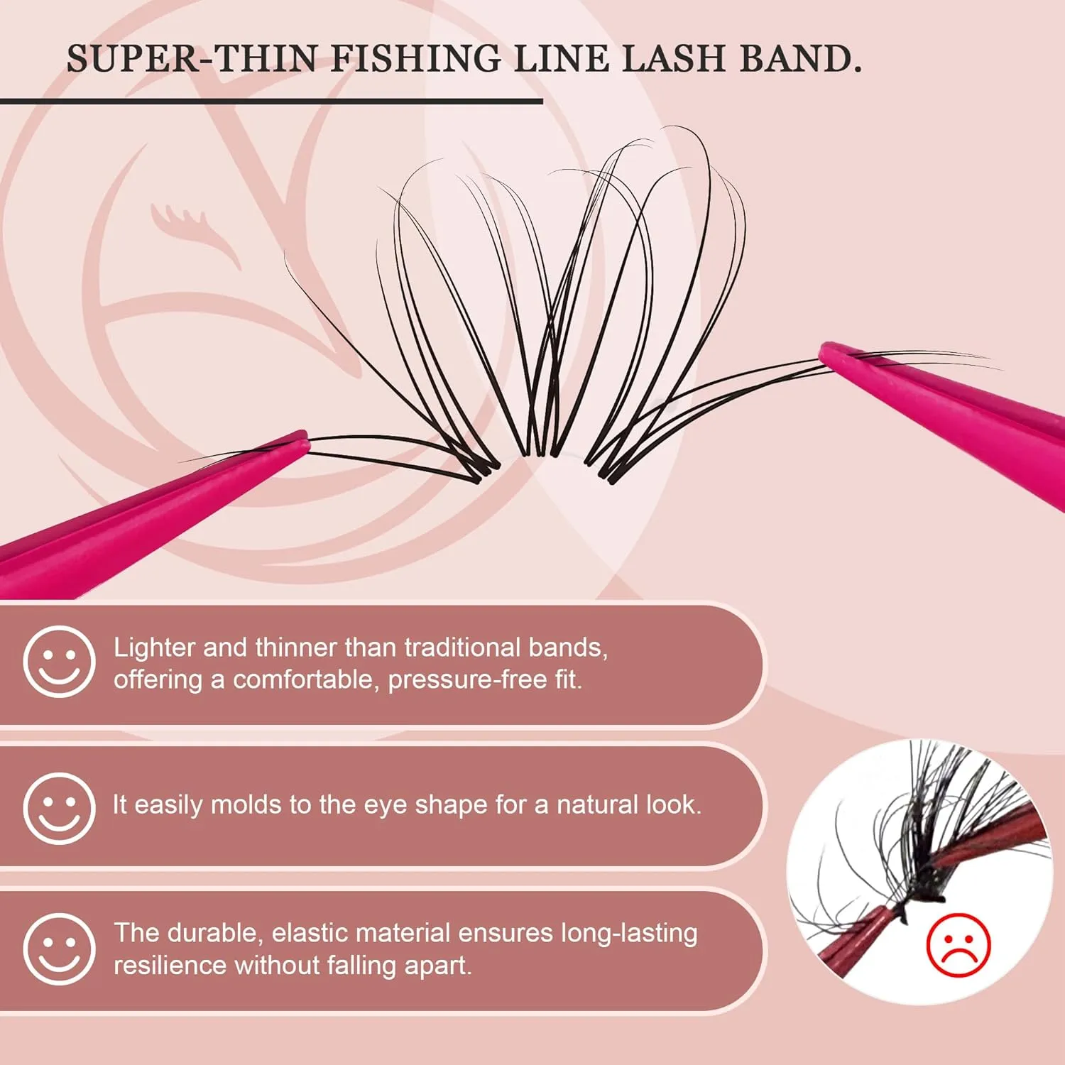 Lash Clusters Kit - Lash Clusters Clear Band Eyelash Clusters Natural Look Lash Extension Kit with Bond and Seal Invisible Band Lashes 0.07D WideSpan Cluster Eyelash Extension DIY at Home