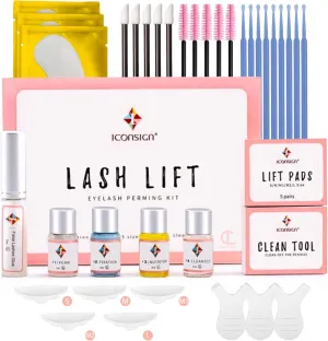 Lash Lift Kit - Upgraded for 2025 | Professional Instant Perming, Lifting & Curling for Eyelashes | Semi-Permanent Salon & DIY Home Use | Includes Eye Shields, Pads, and Accessories
